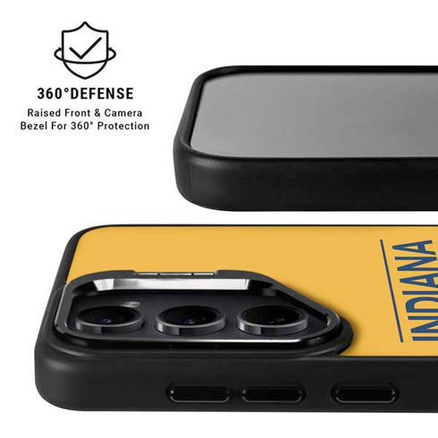 NBA Indiana Pacers Standard - Yellow Galaxy S25 Ultra Kickstand Case